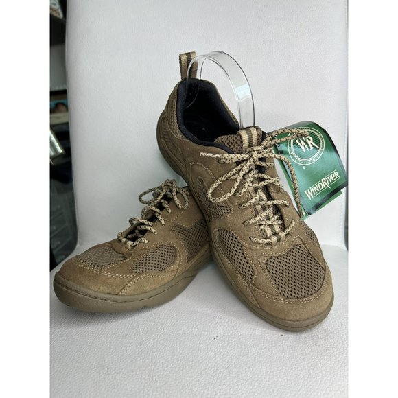 Windriver Men's Hiking Outdoor Non Slip Sole Nubuk Shoes Khaki Brown Size 8 - Picture 2 of 5